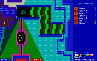 Editing Super ZZT world within ZZT Ultra