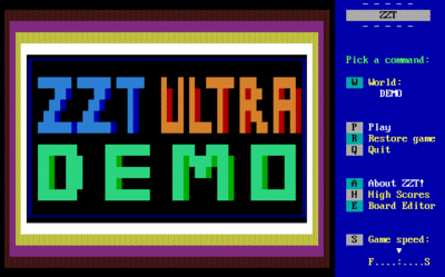 ZZT Ultra Demo