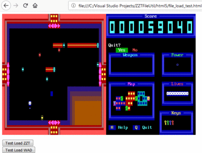 Smash ZZT plays in HTML 5